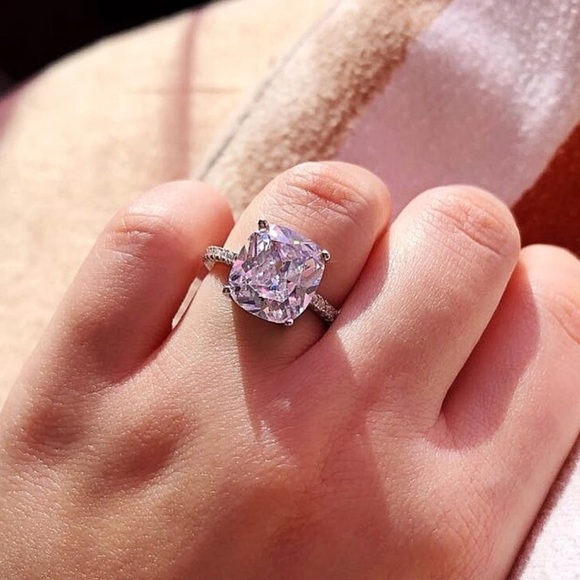 New 925 Sterling Silver Engagement Ring - Picture 4 of 5